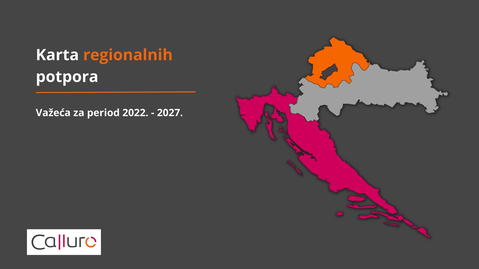 Karta regionalnih potpora [2022. - 2027.]